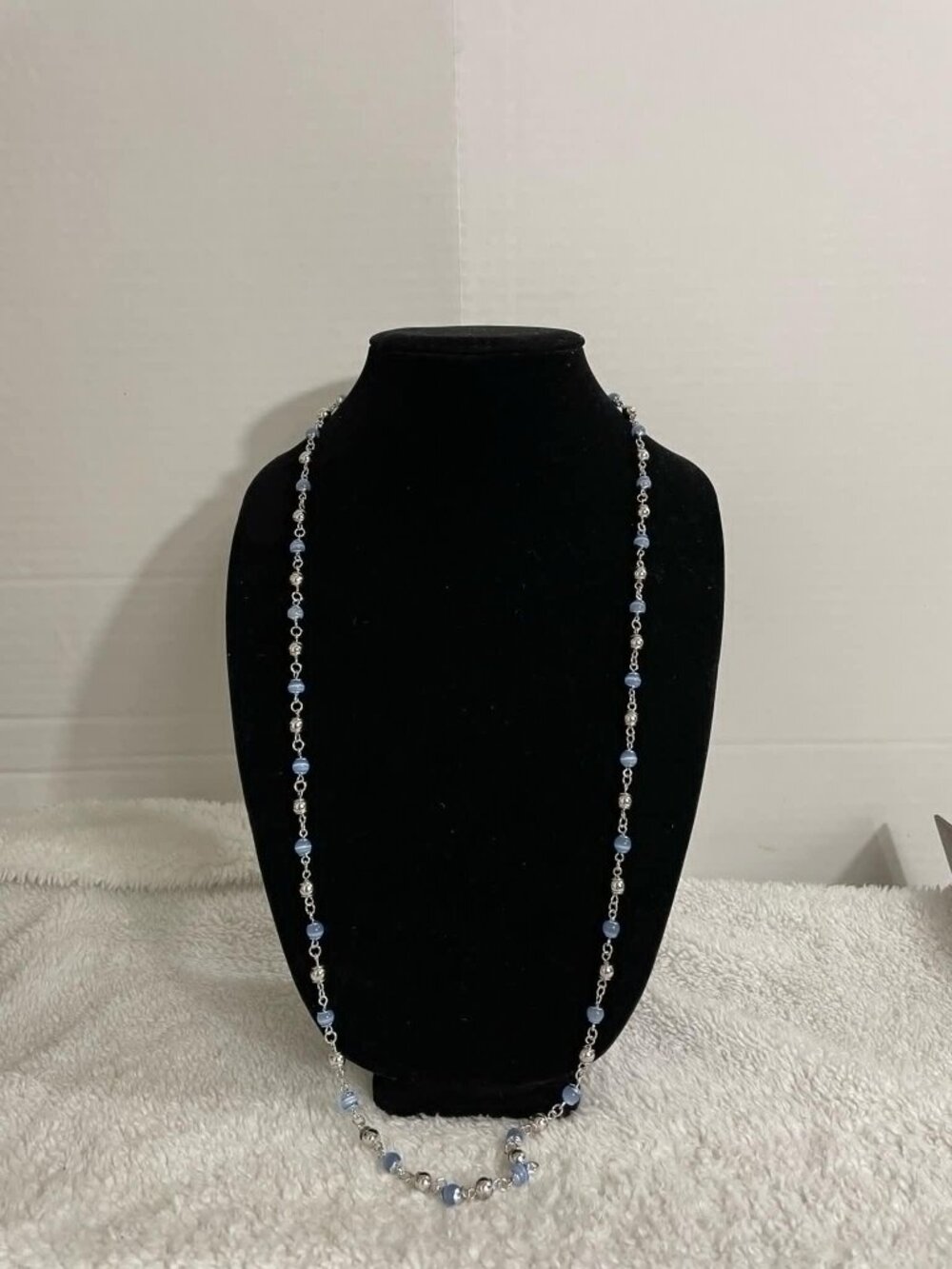 Cookie Lee Cats Eye Beaded Necklace